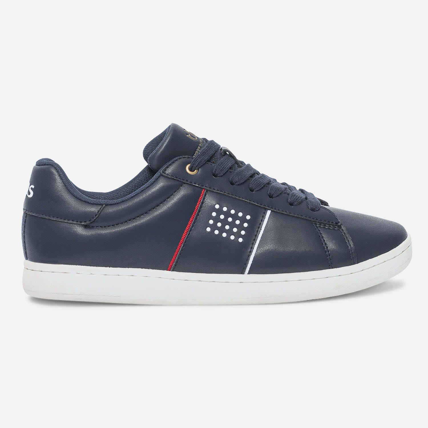 Tennis TBS bleu marine en cuir