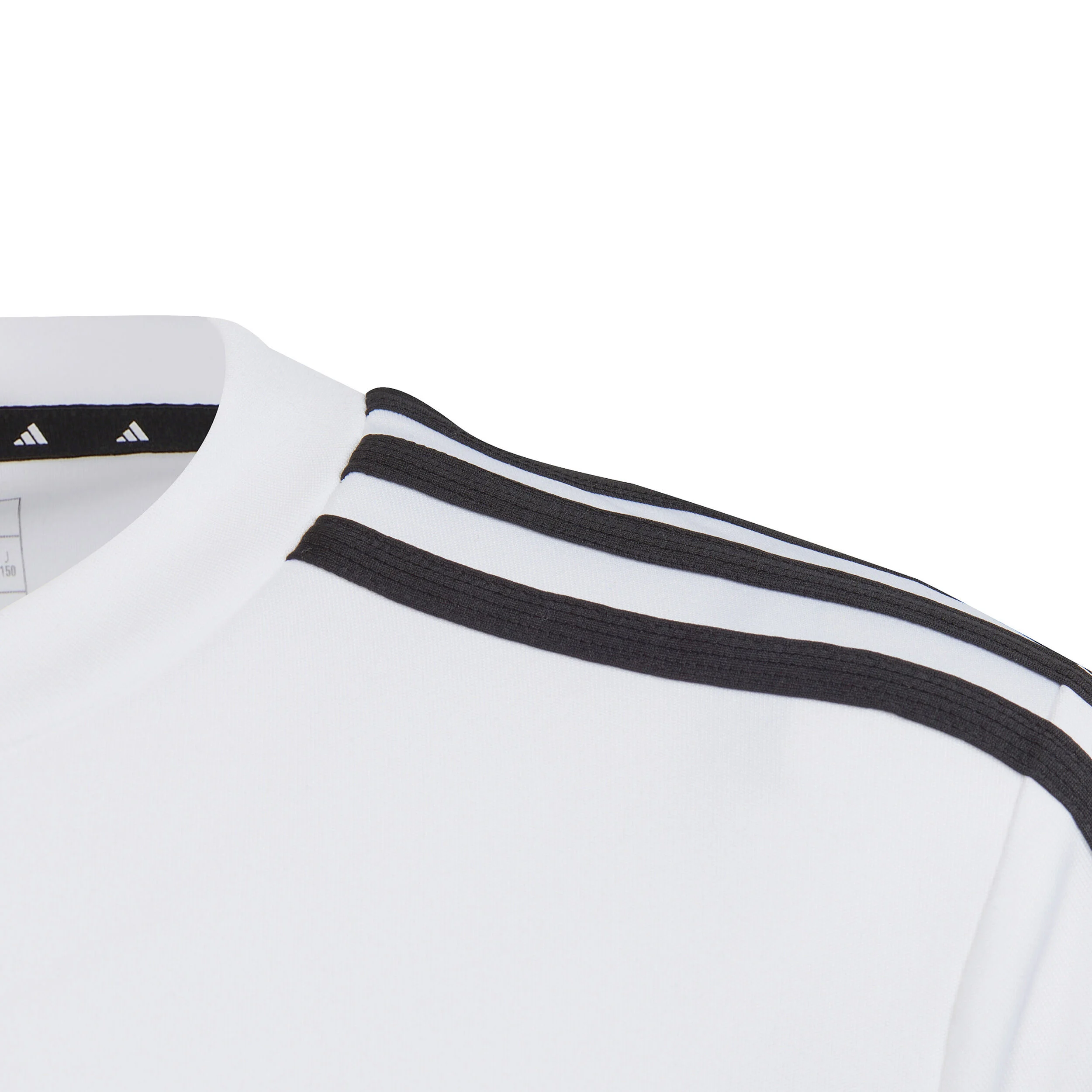 Essentials Train AEROREADY 3-Stripes Regular-Fit T-Shirt Jungen - Weiß, Schwarz