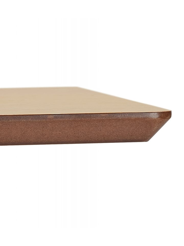 KADIMA DESIGN Hochtisch aus Holz Metall mit Naturplatte | Industrieller Stil in Beige günstig kaufen