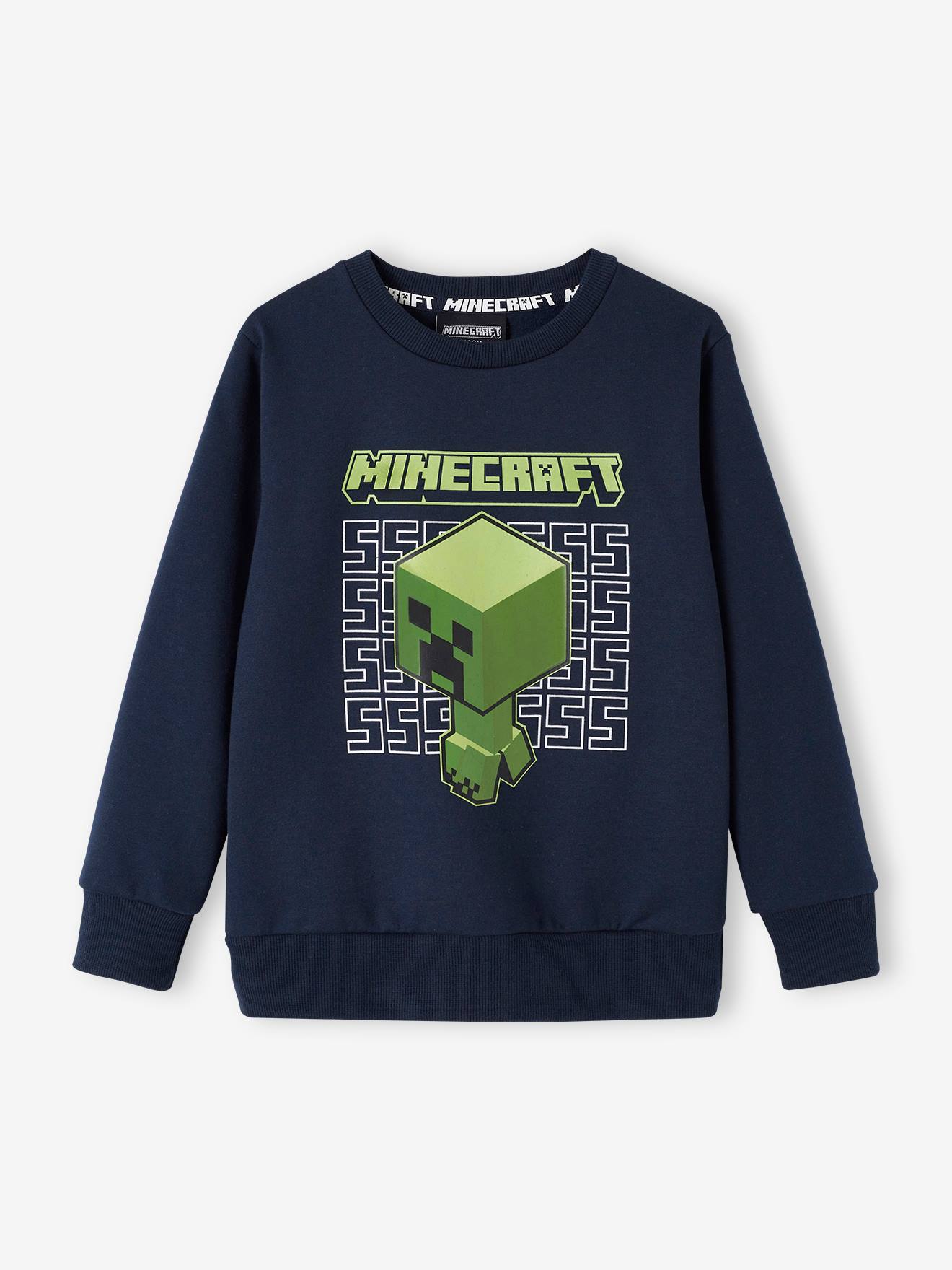 Sweat garçon Minecraft® marine