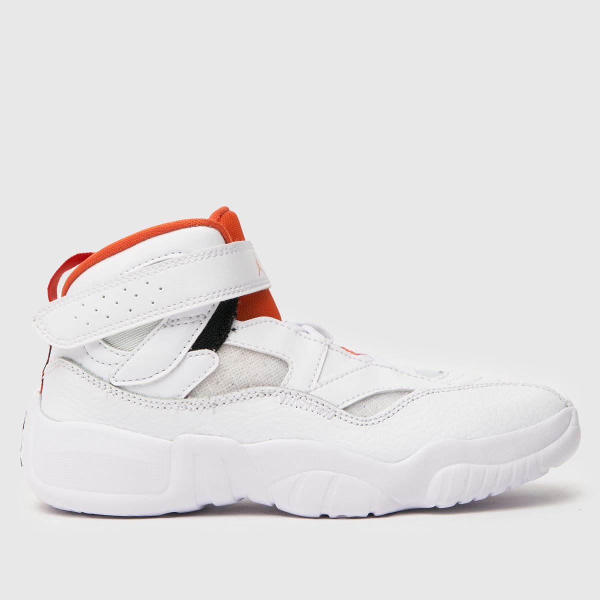 Nike Jordan vita och svarta Jumpman två treyskor för barn