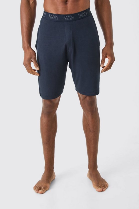 Premium Loungewear-Shorts mit elastischem Bund