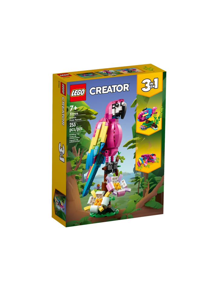 LEGO Creator 3-in-1 31144 Exotischer pinkfarbener Papagei günstig kaufen onesize