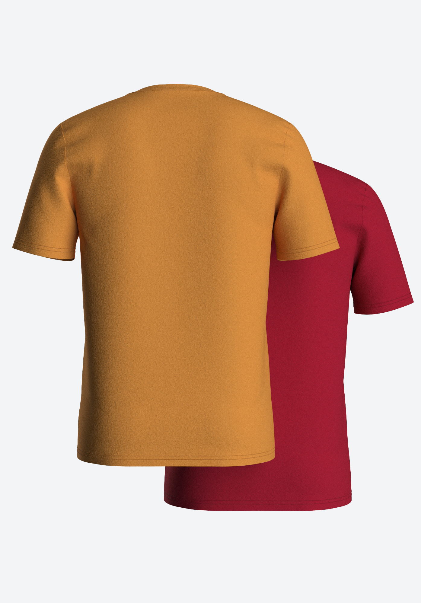 RIFT   Coffret de 2 t-shirts rouge et orange slim Homme