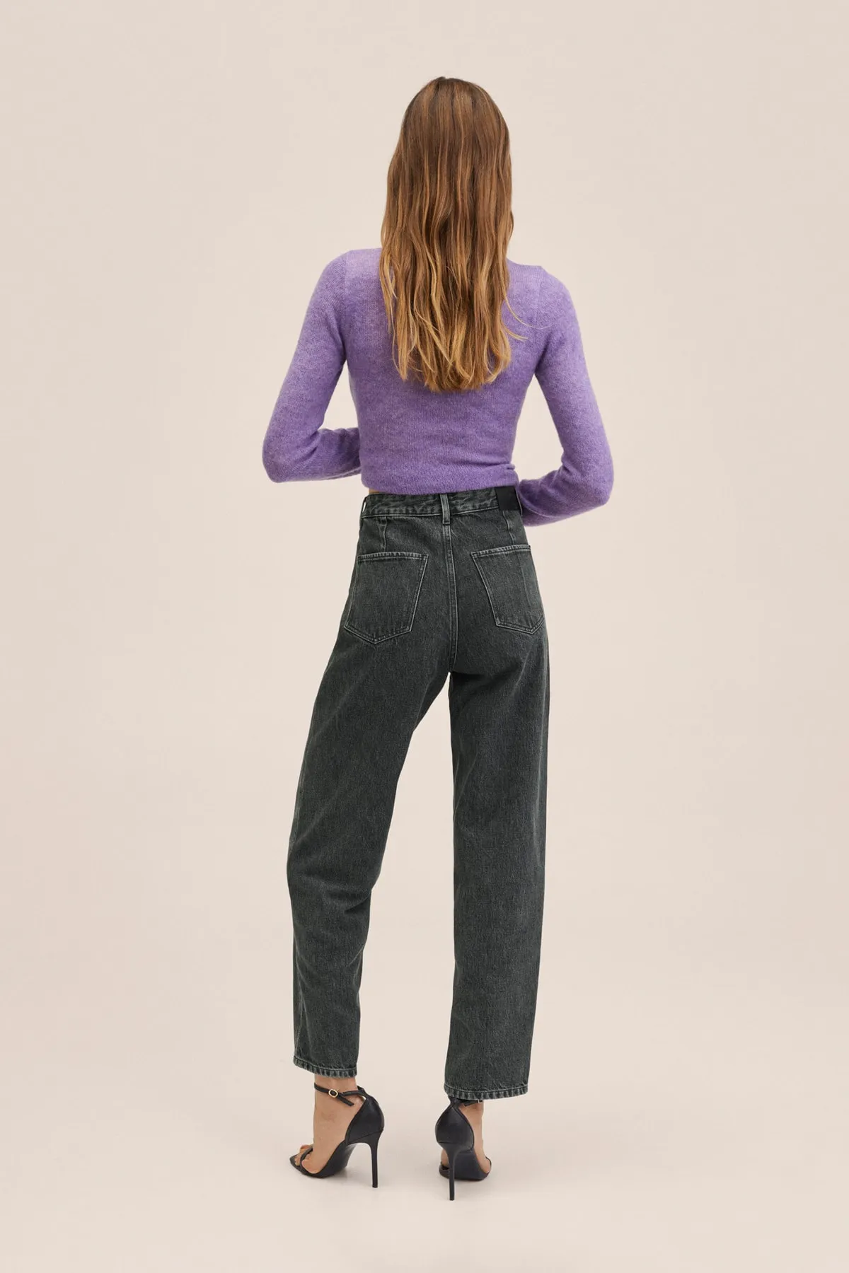 MANGO  Graue Damenjeans 27022509