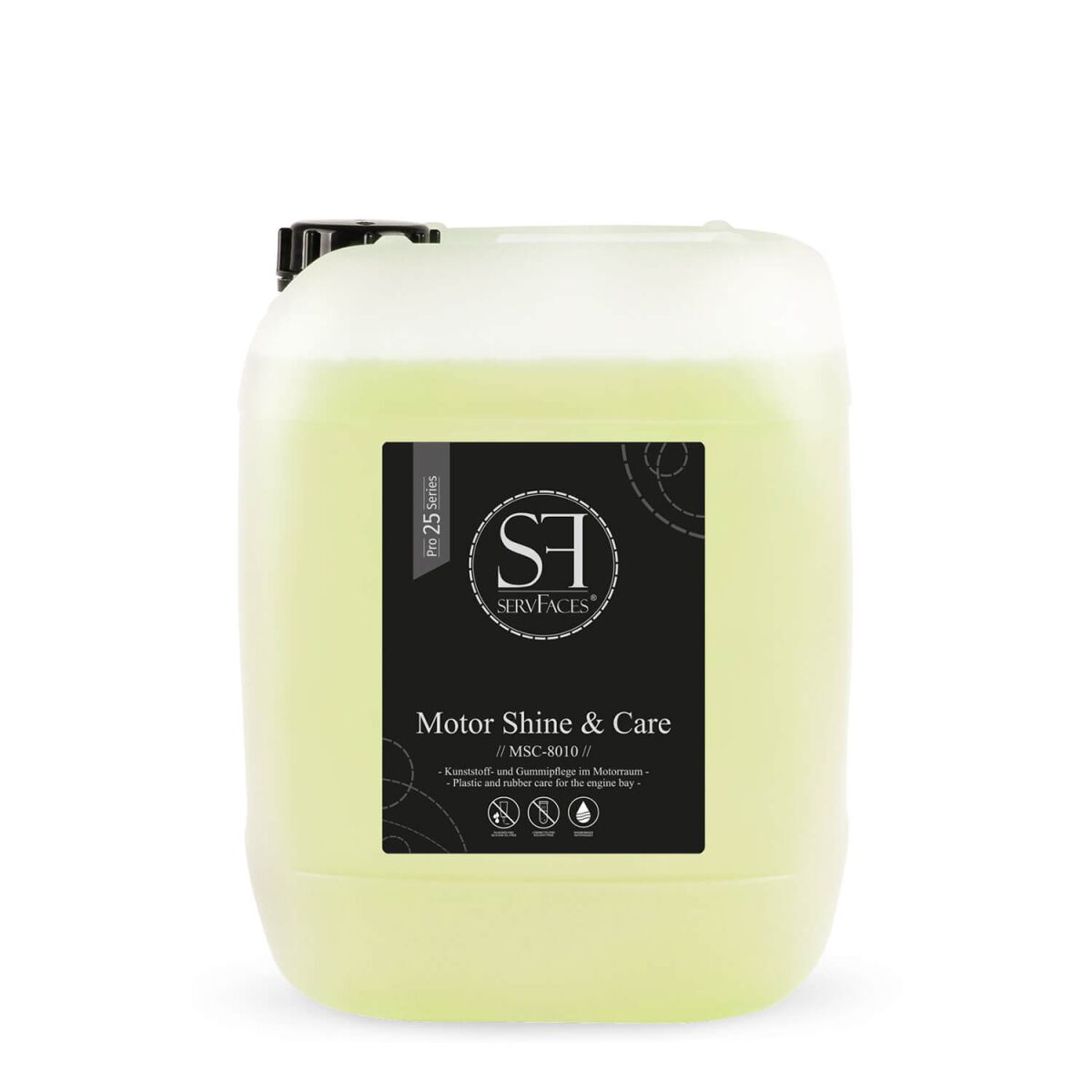 servFaces Motor Shine & Care Motorraum-Kunststoffpflege 10kg