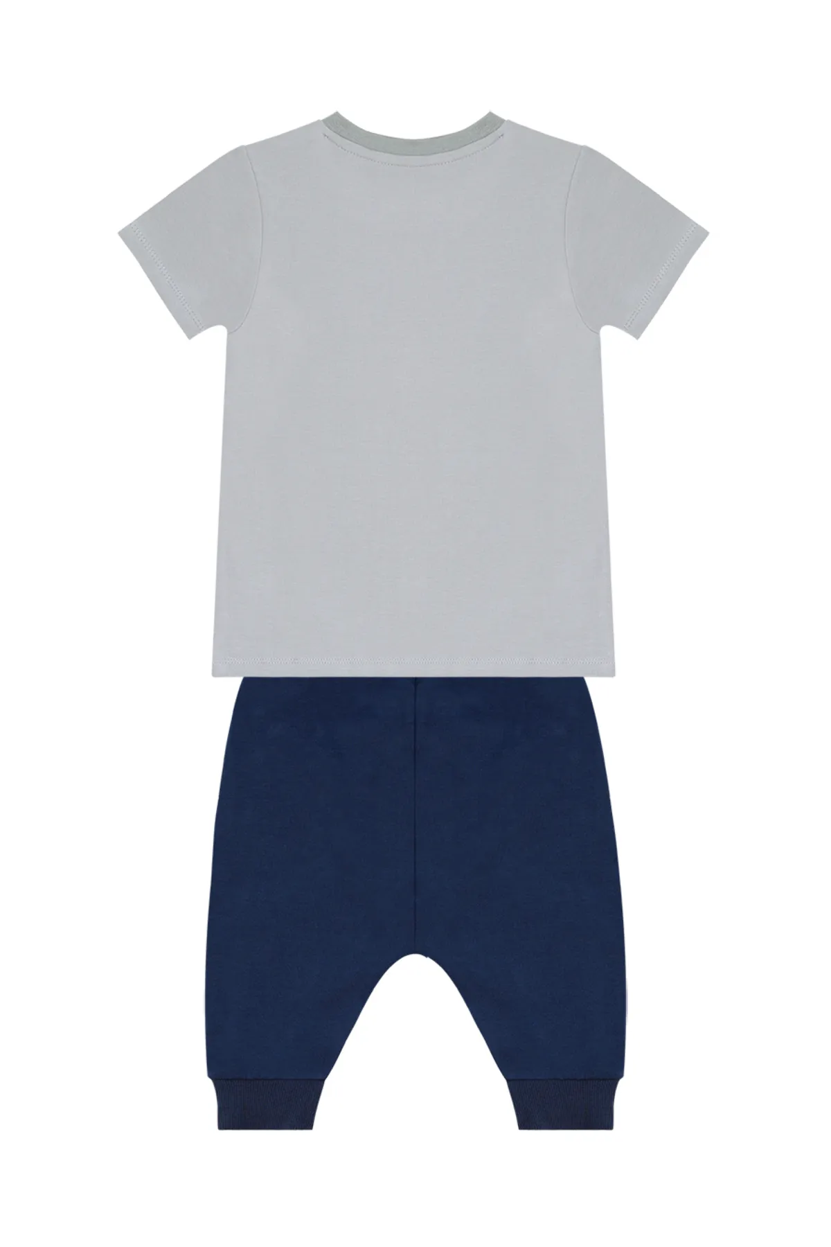 Denokids  Zipper Dino T-Shirt-Capri-Shorts-Set für Jungen