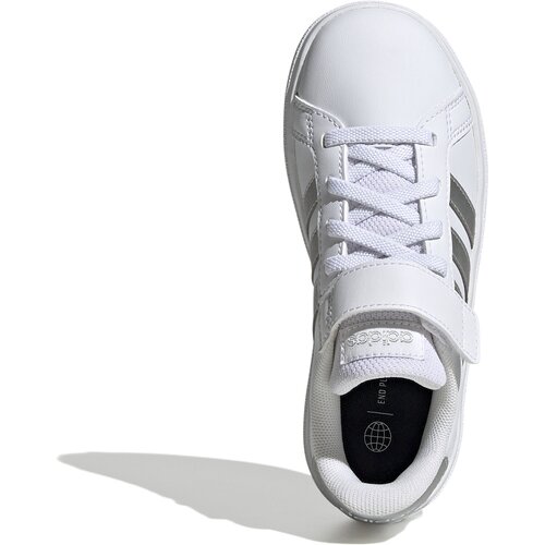 KINDER HALBSCHUHE GRAND COURT COURT ELASTIC LACE AND TOP STRAP