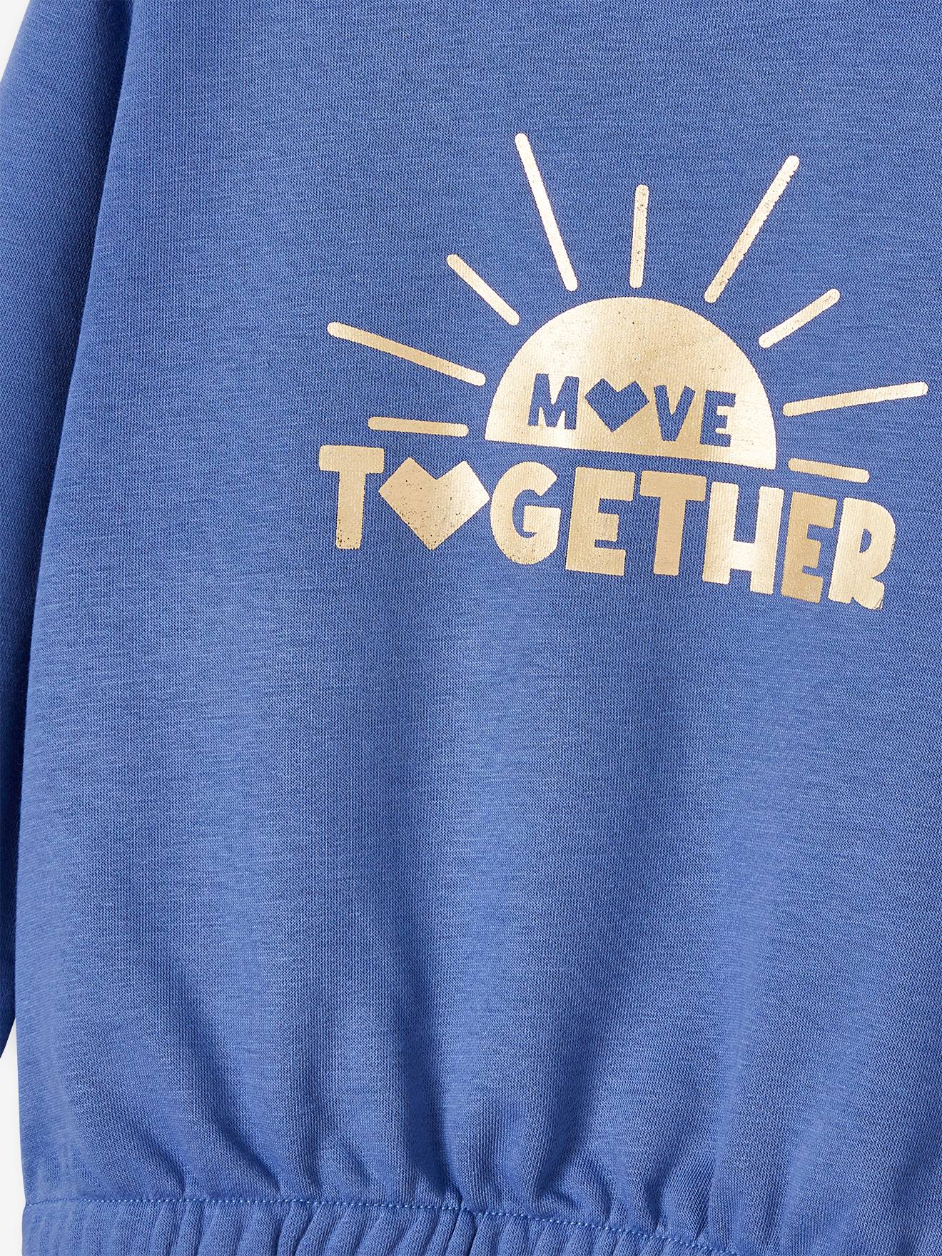 Vertbaudet Mädchen Sport-Sweatshirt SUNRISE - blau