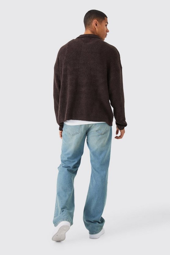 Kastiger Strick-Cardigan