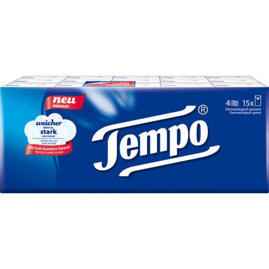 Tempo Klassik Taschentücher 15x 10ST