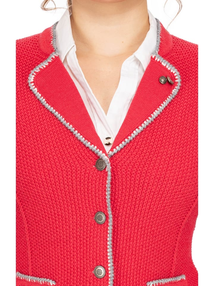 Spieth & Wensky Strickjacke AILEEN in mohn günstig kaufen