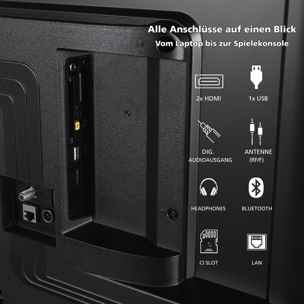 JVC LT-40VF5355 40 Zoll Fernseher / Smart TV (Full HD, HDR, Triple Tuner) 6 Monate HD  inkl.