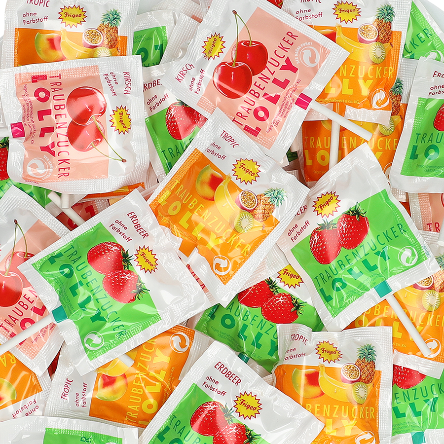 Frigeo Traubenzucker Lolly 1000er