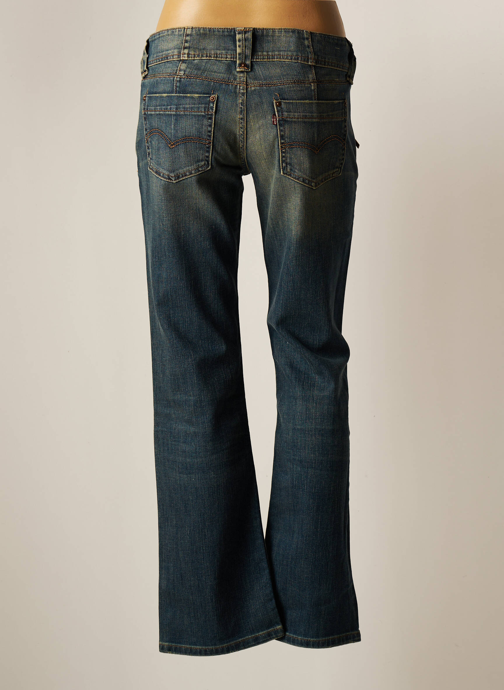 Levis Jeans Coupe Droite Femme couleur bleu