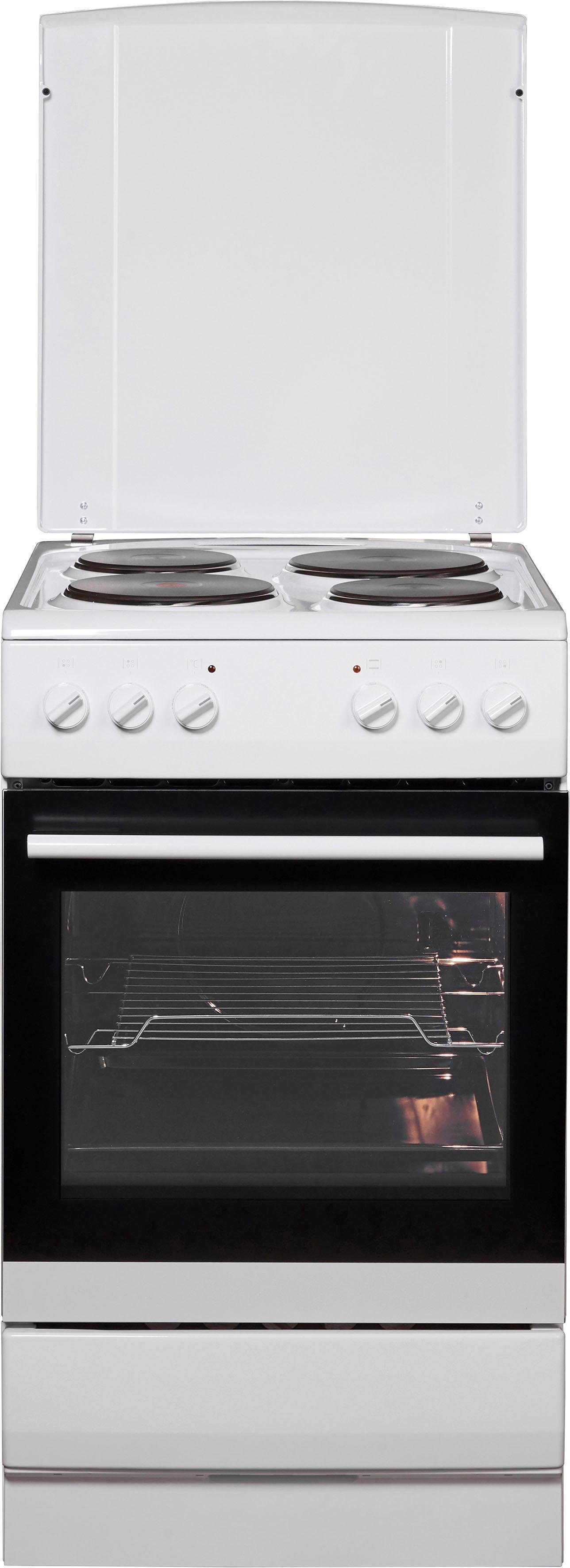 Amica Platten-Standherd SHE 11511-1 W, SteamClean