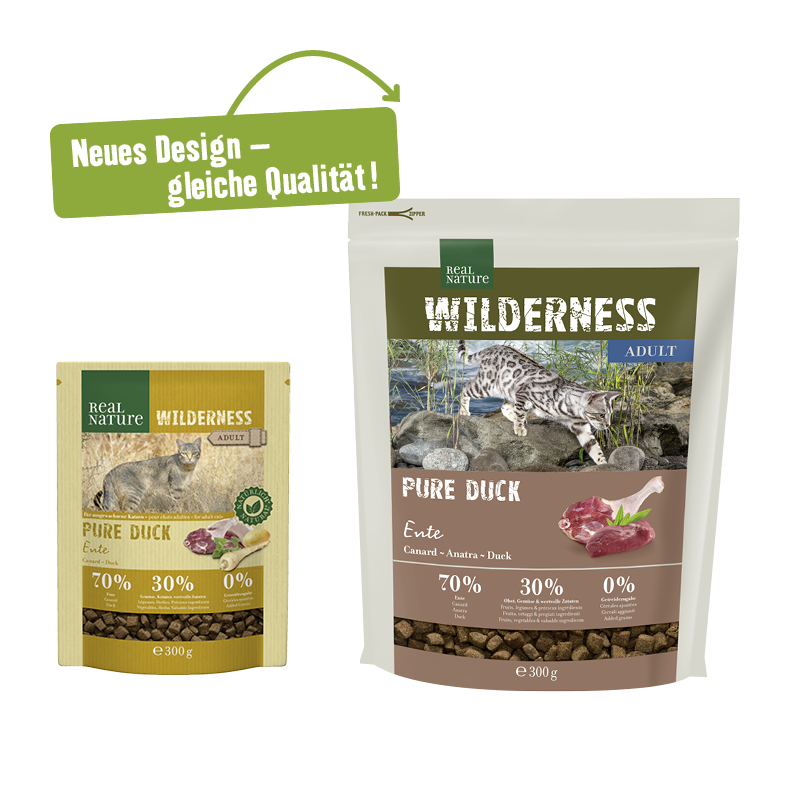 REAL NATURE Trockenfutter REAL NATURE WILDERNESS Pure Duck 300 g