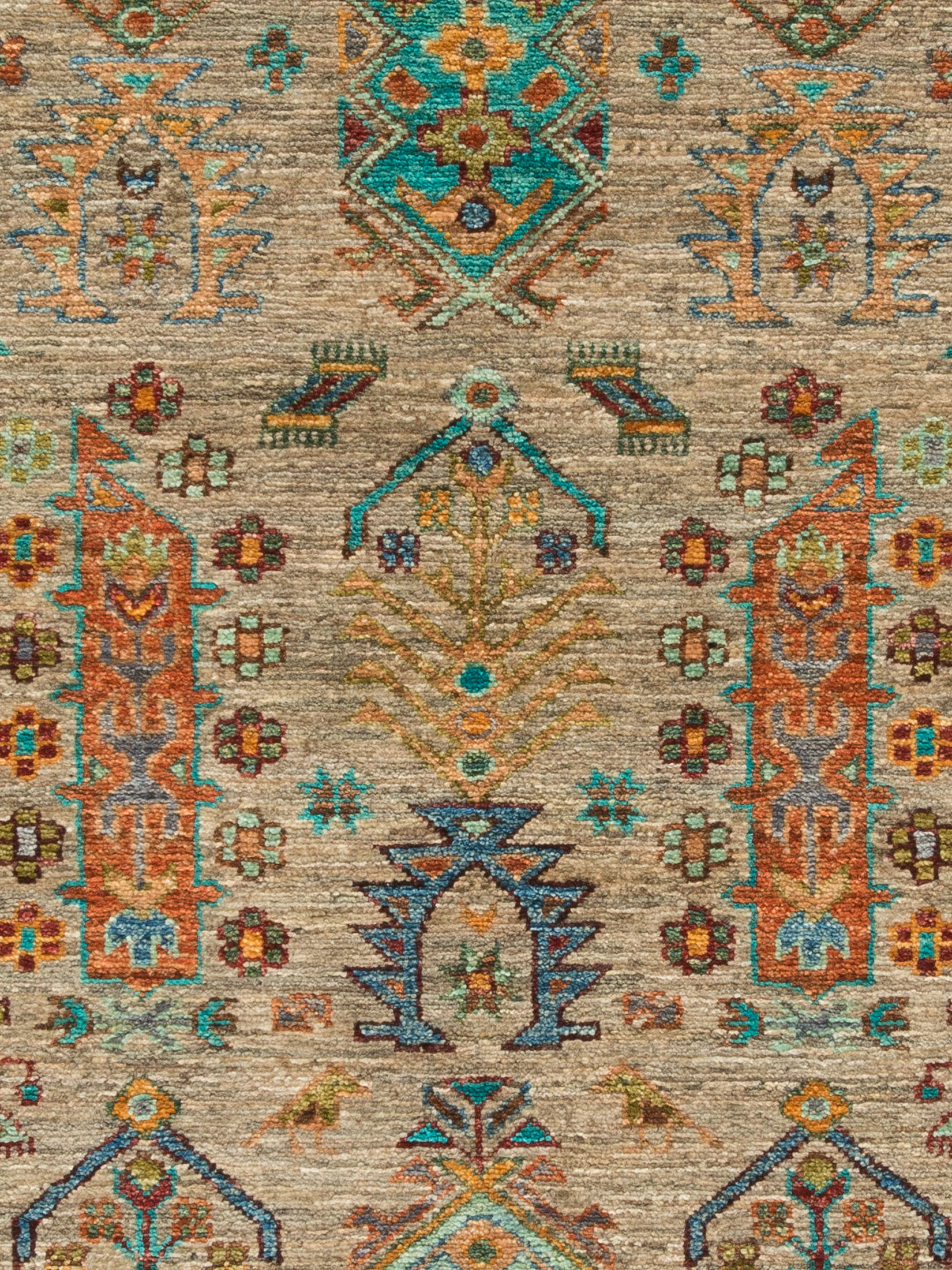 Kazak Ghazni ca. 184 x 254 cm, Unikat / Einzelstück