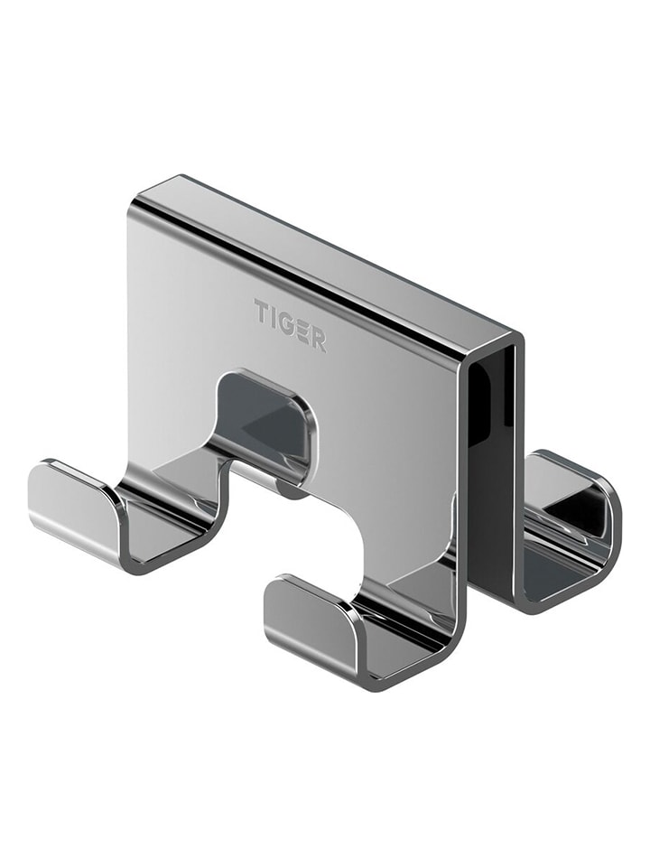 Tiger Edelstahl-Duschhaken - (B)7 x (H)5 x (T)5,6 cm günstig kaufen onesize