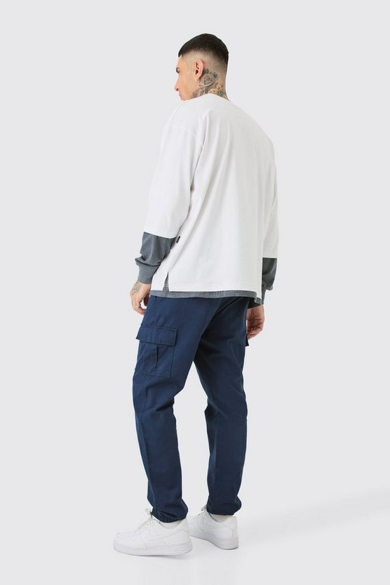 Tall Oversize T-Shirt mit Official Print