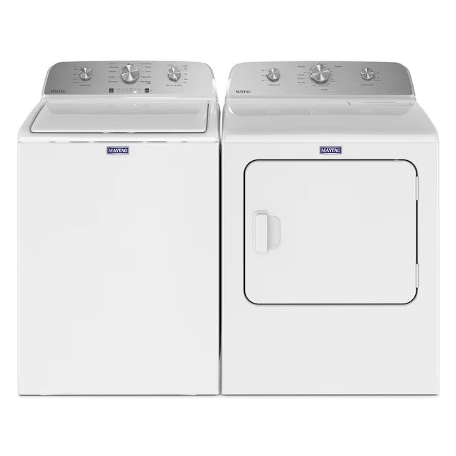 Maytag 4.5-cu ft High Efficiency Agitator Top-Load Washer (White)