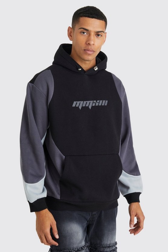 Oversize Colorblock Hoodie