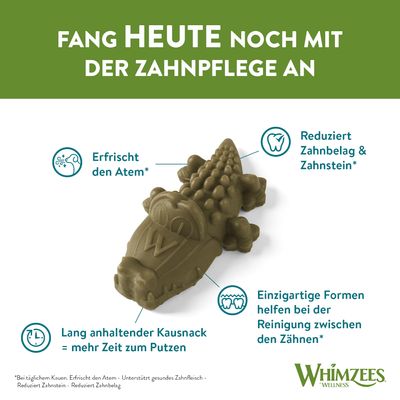 Whimzees by Wellness Alligator Snack