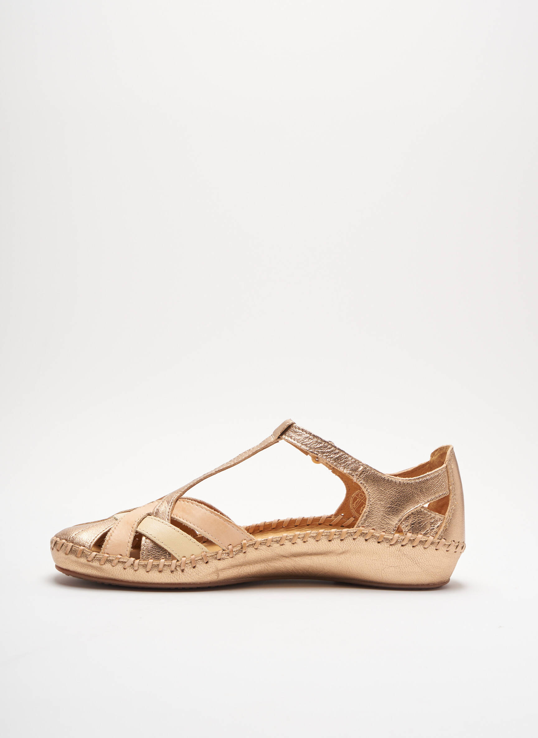 Pikolinos Sandales Nu Pieds Femme couleur beige