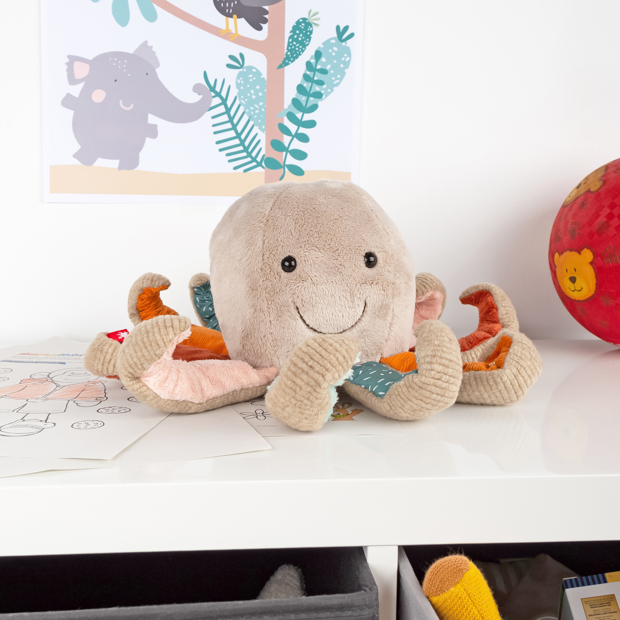 Kuscheltier Octopus, Patchwork Sweety