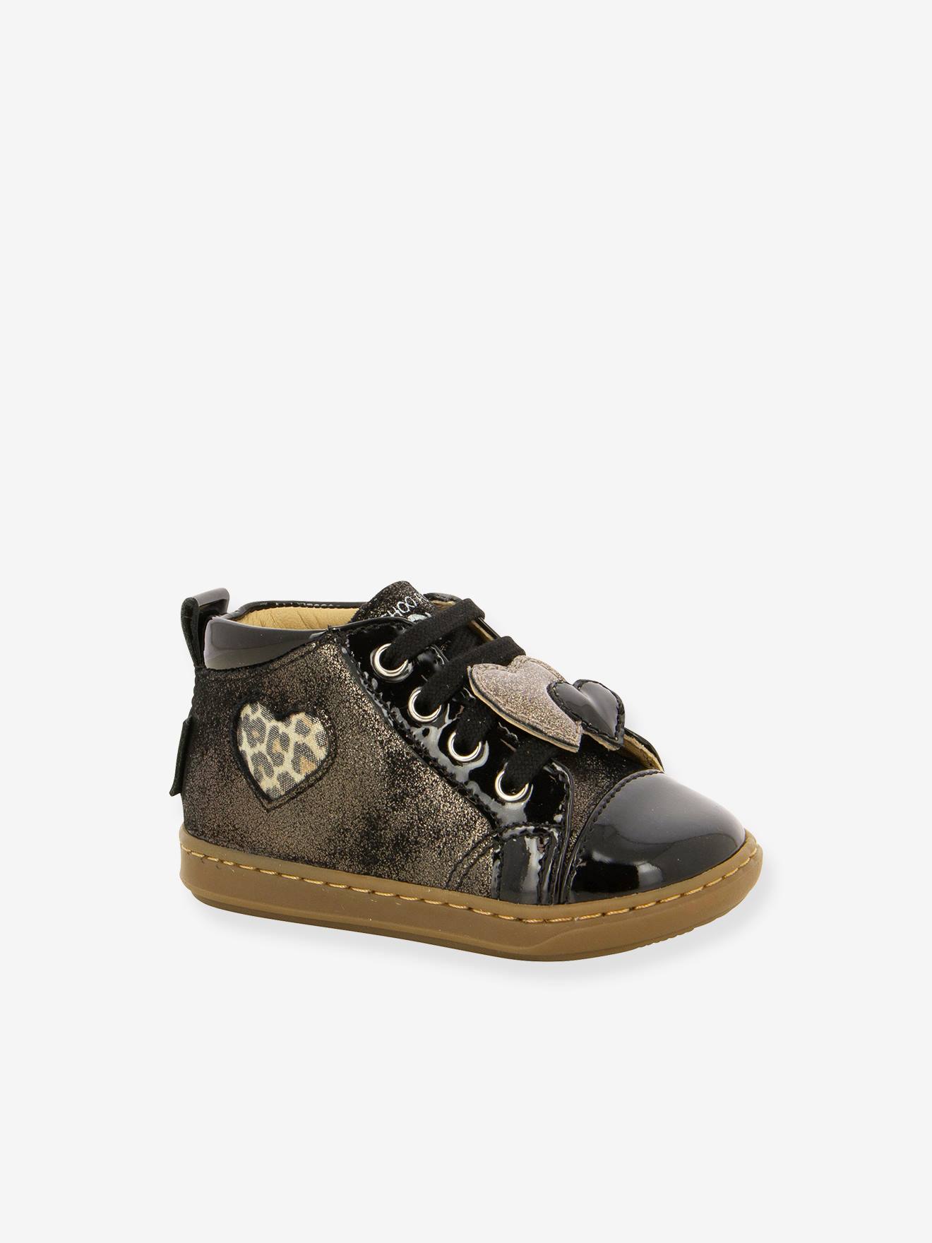 Bottines bébé Bouba Heart Dust SHOO POM® noir