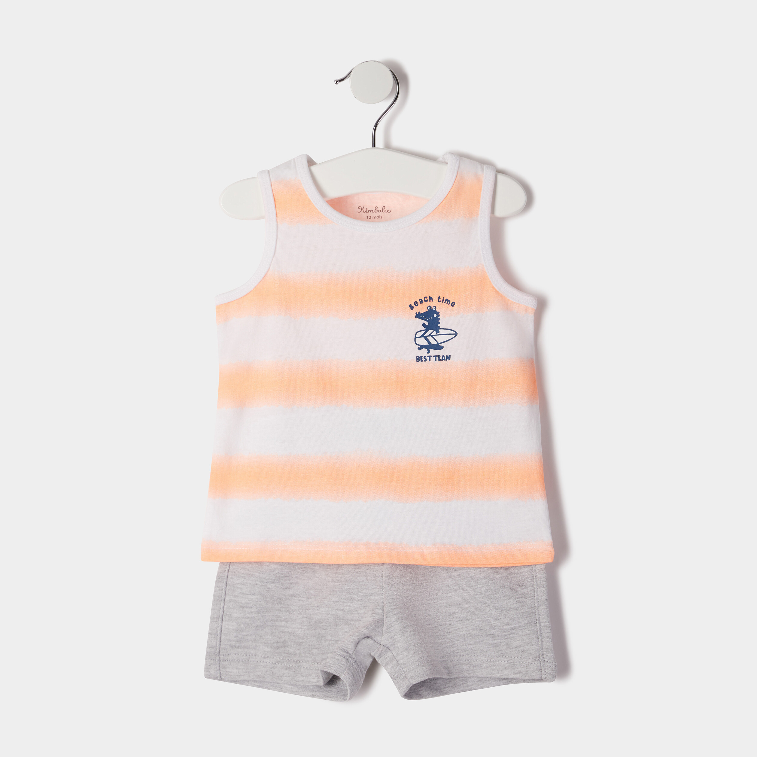 Ensemble Kimbaloo orange fluo bébé garçon | La Halle