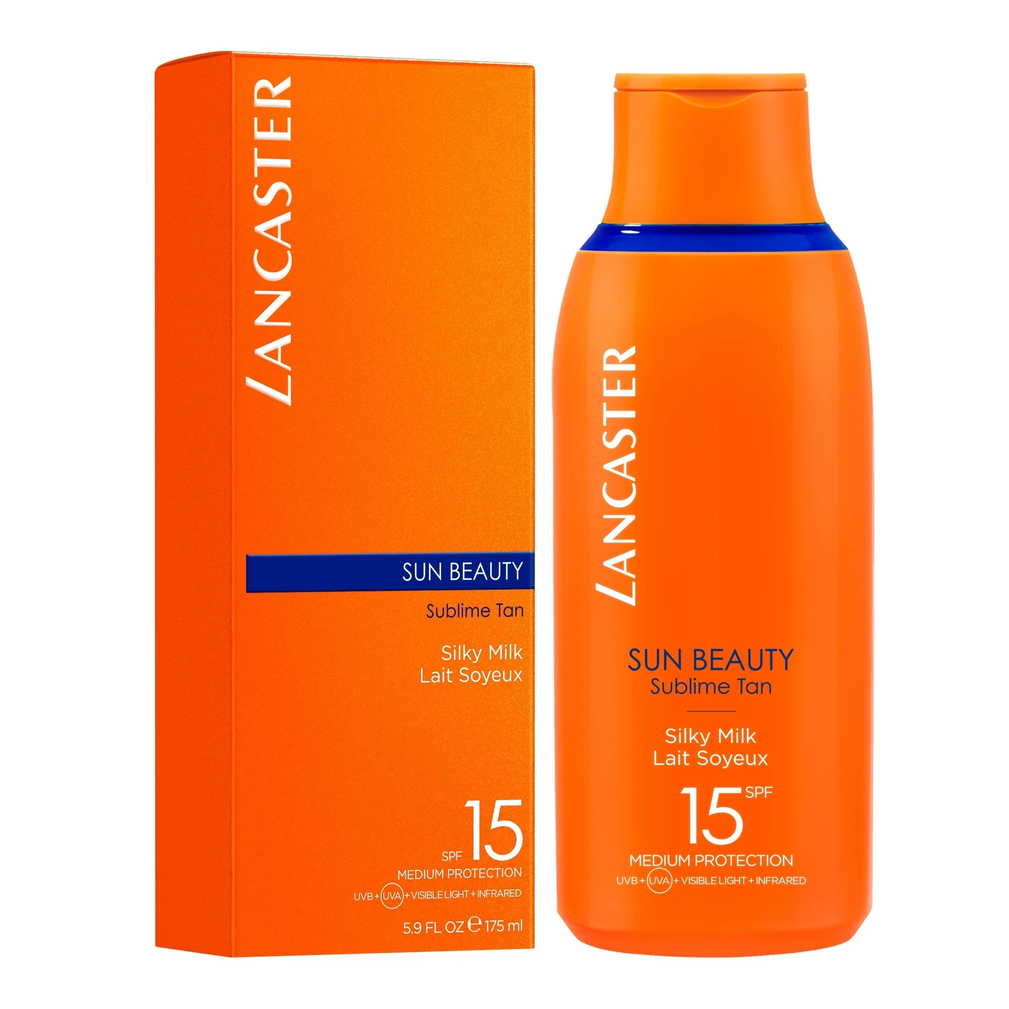 Sun Beauty testápoló SPF15 - Közepes védelmet nyújtó napozótej testre.