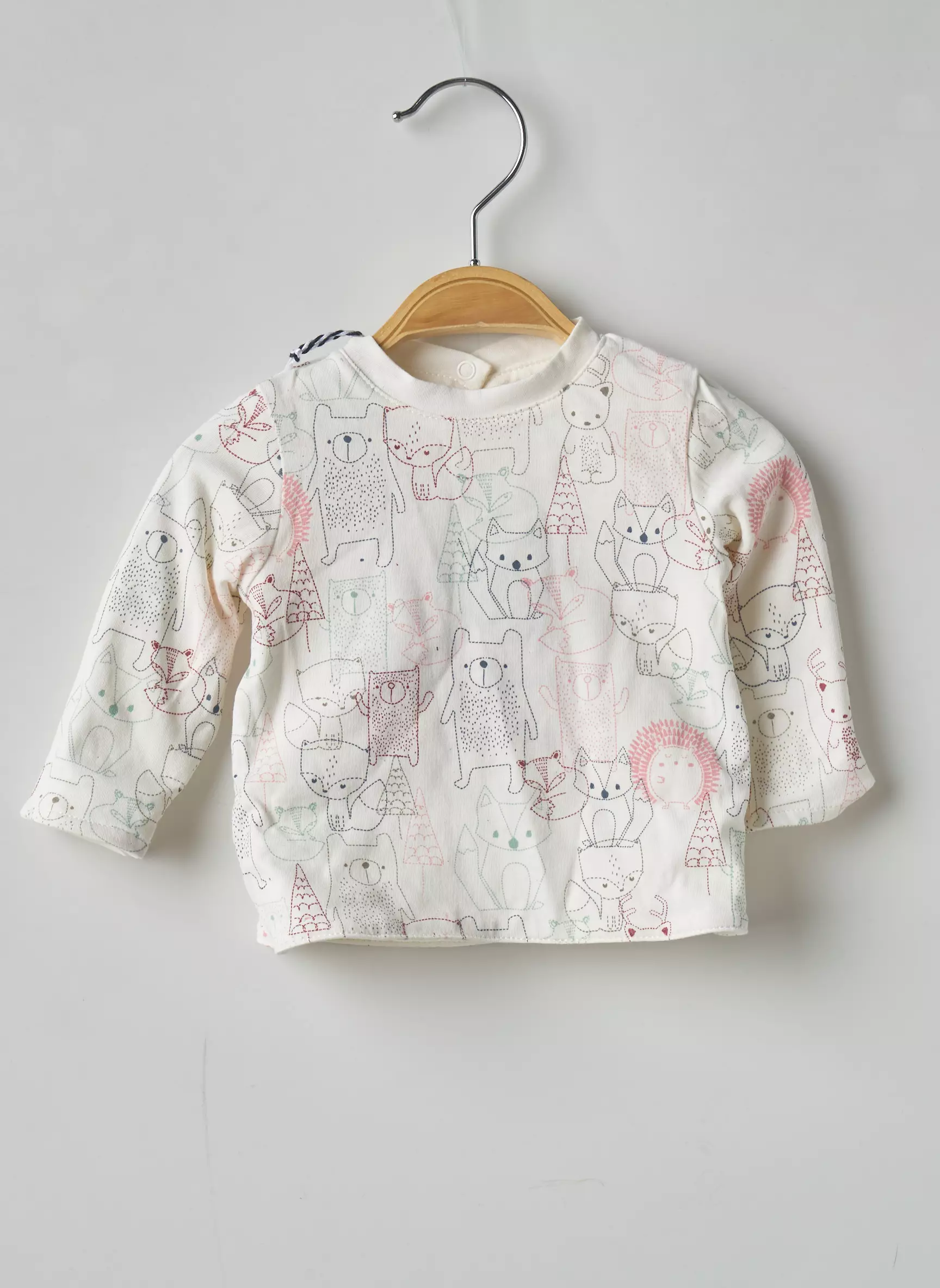 3 Pommes Tshirts Garcon couleur blanc