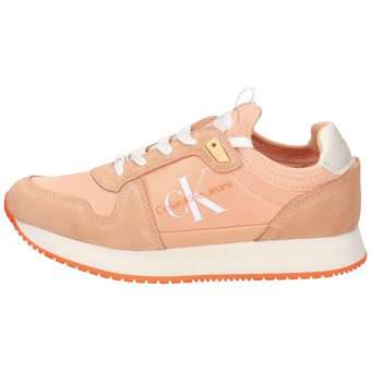 Calvin Klein Runner sock Lace Up in orange