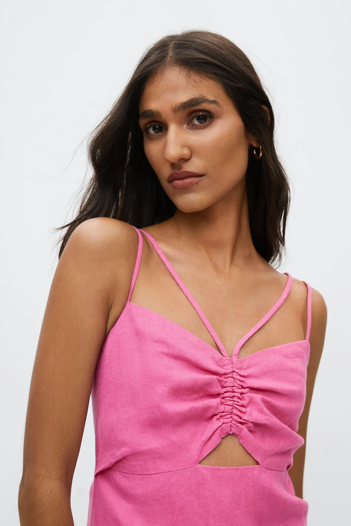 MANGO  Fuchsia Damenkleid 37050255