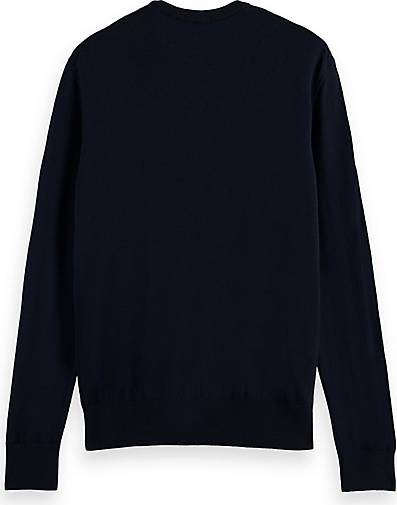 Scotch & Soda Strickpullover Essentials - Crewneck pullover in Merino wool