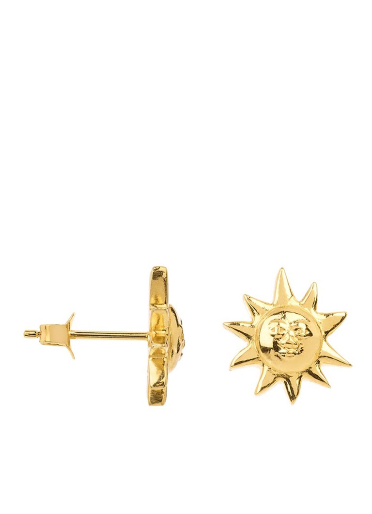 Anna + Nina Sunny single stud earring gold plated