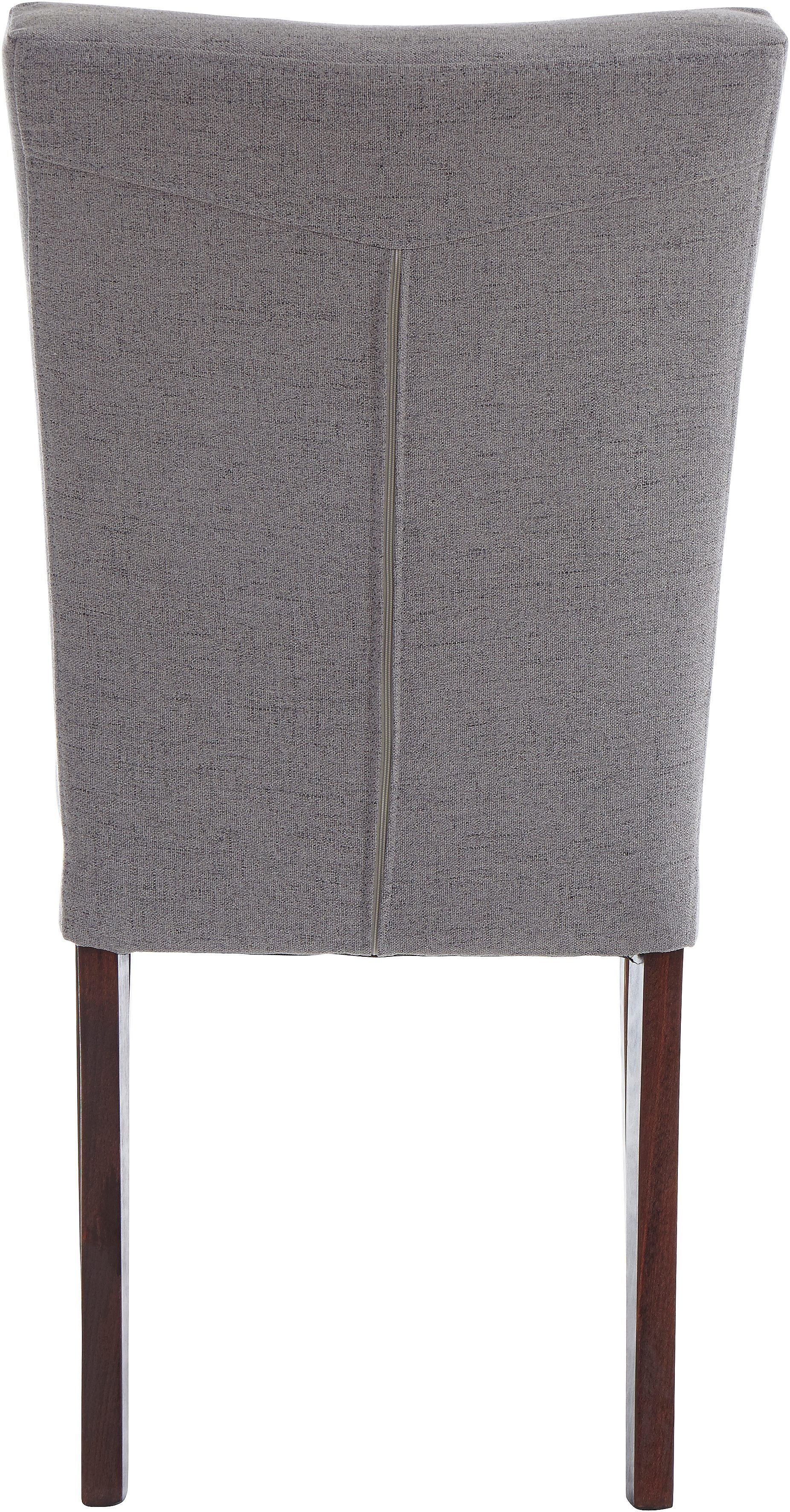 Home affaire 4-Fußstuhl Zena (Set, 2 St), Gestell aus Massivholz
