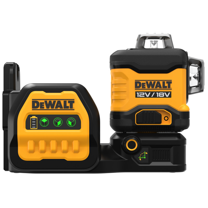 DeWalt DCE089NG18-XJ Selvnivellerende Krysslinjelaser 3x360° Grønn Beam 12/18 Volt Ekskl. Batterier og Lader