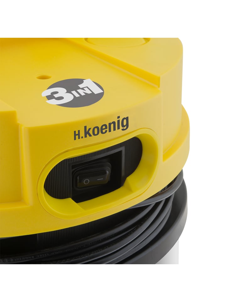 HKoenig Mehrzwecksauger TC120 in Gelb günstig kaufen onesize