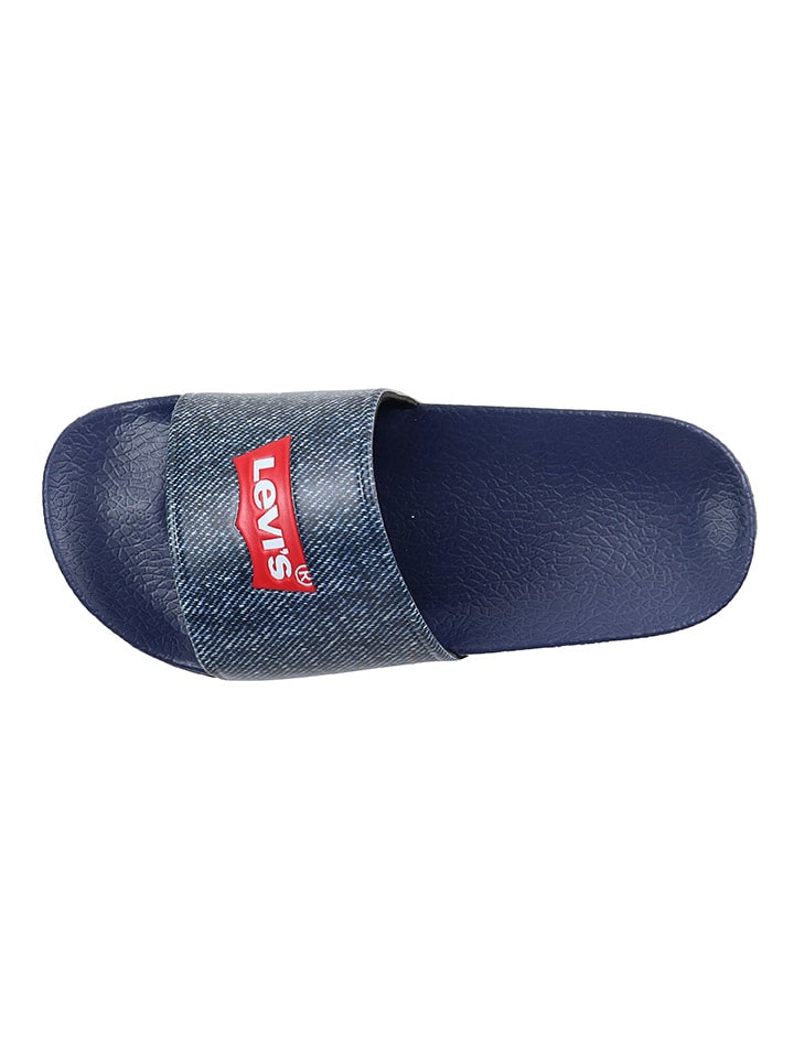 Levi´s Pantoletten in Dunkelblau günstig kaufen