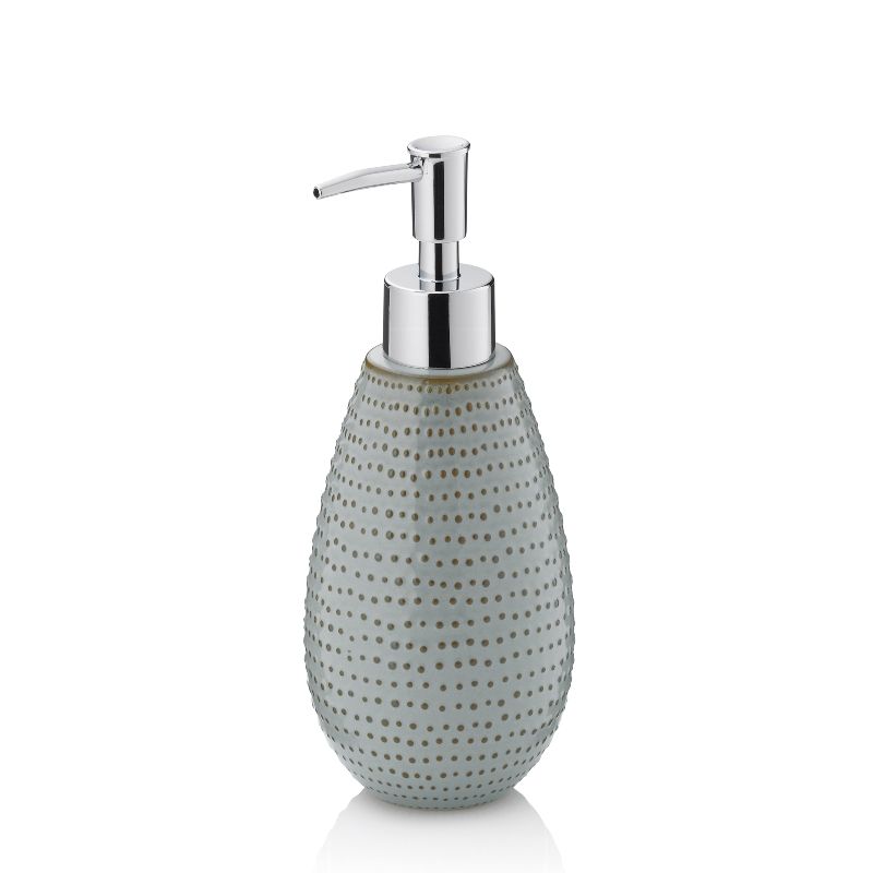 kela Seifenspender Dots Graubraun