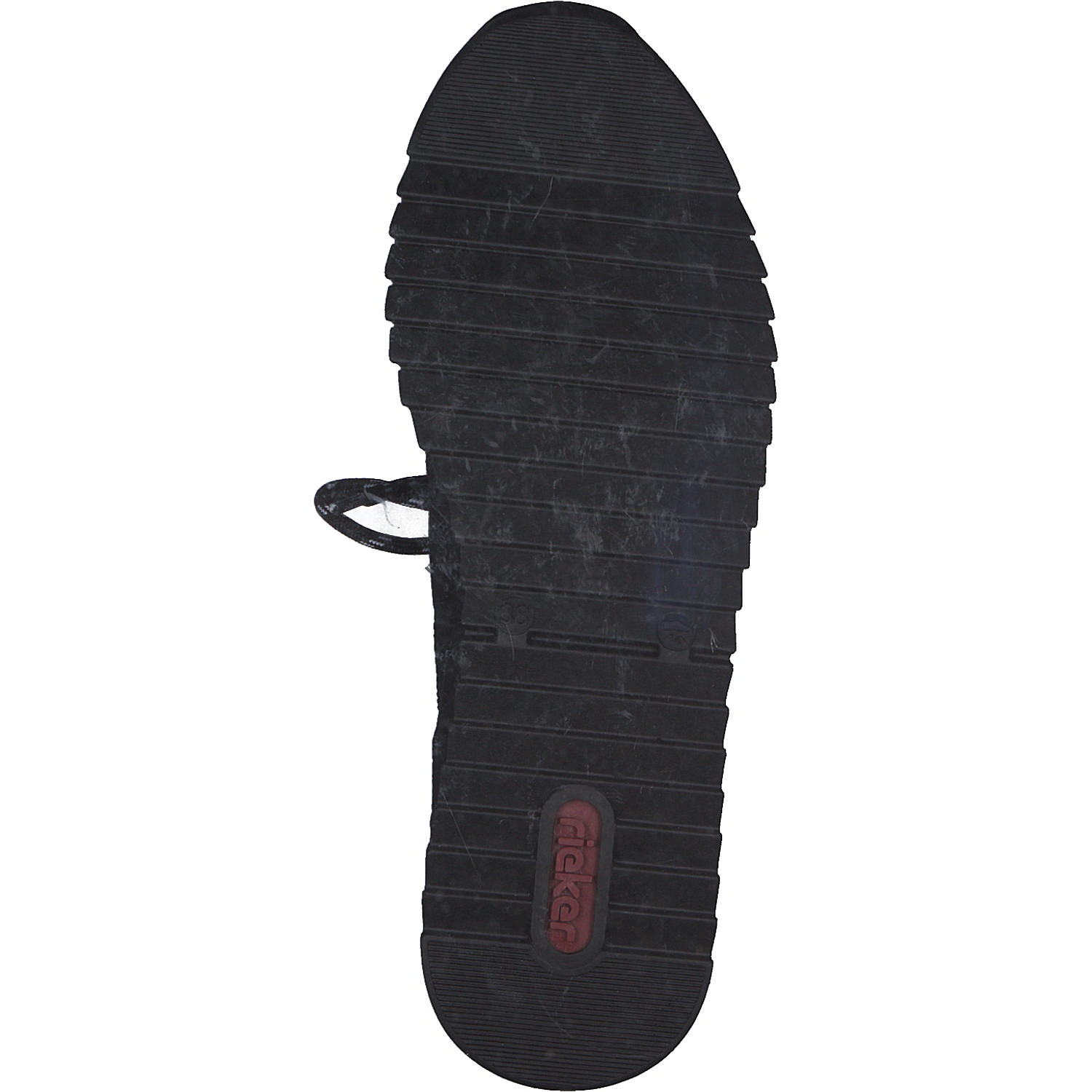 Rieker M3682, Sneakers Low, Damen, schwarz