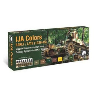 Model Air: Model Air Set IJA Camouflage Colors (1939-1945) (8)