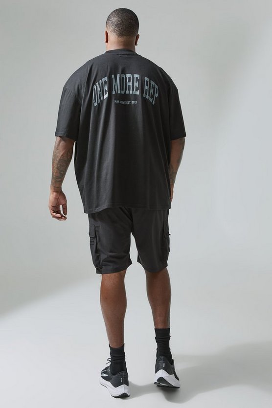 Plus Active Extended Neck One More Rep T-shirt