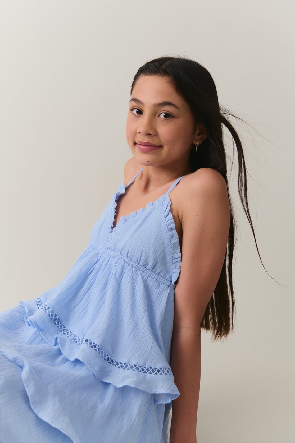 Y triangle mini dress