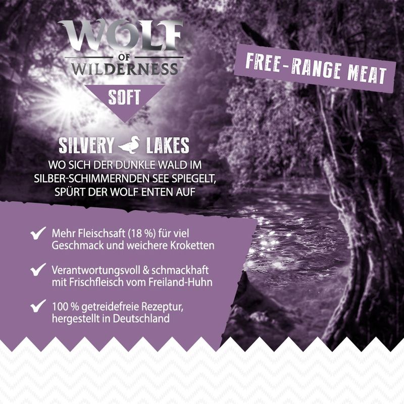 Wolf of Wilderness Mini 'Soft - Silvery Lakes' - Freiland-Huhn & Ente