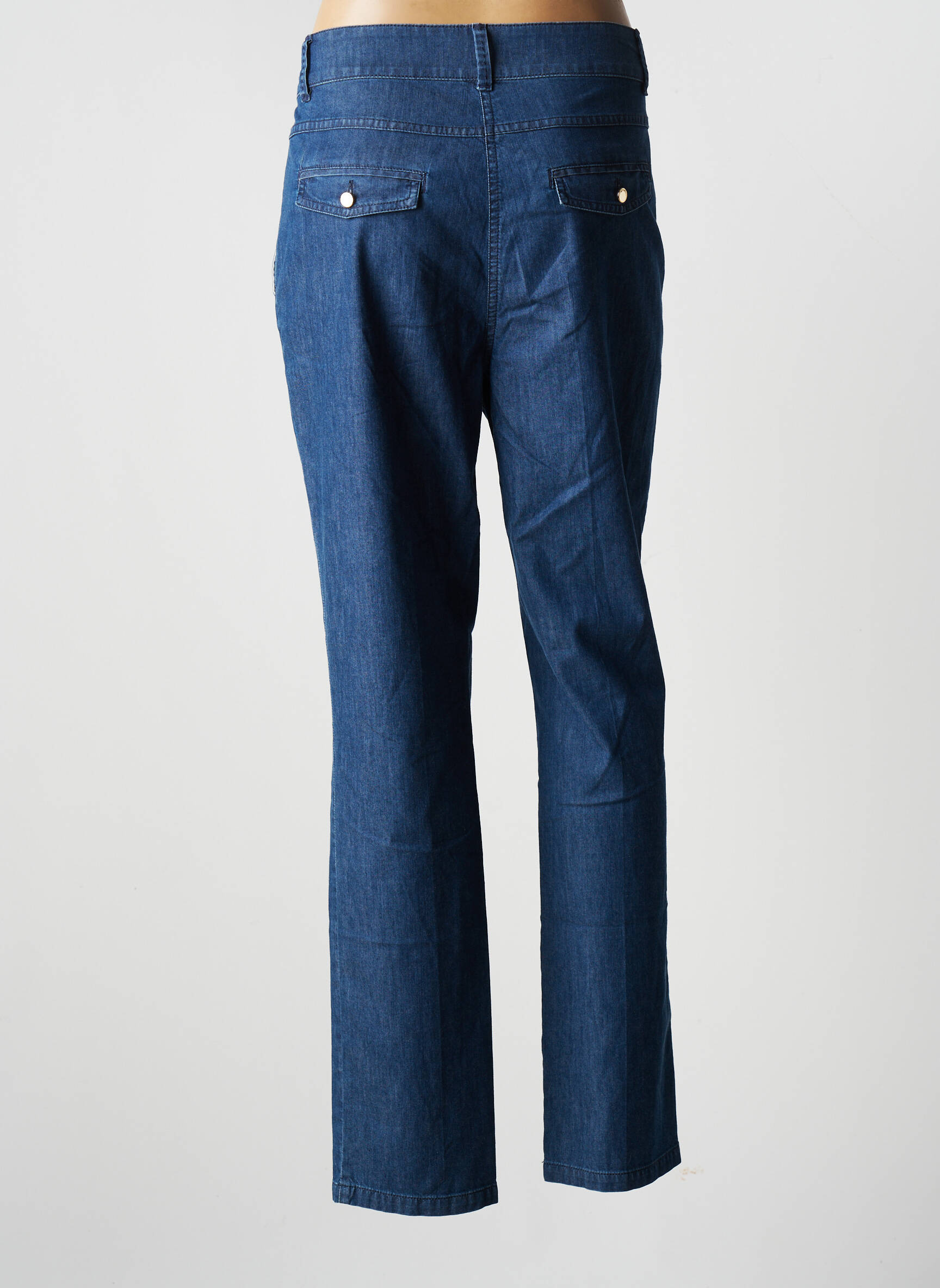 Melvin Jeans Coupe Droite Femme couleur bleu