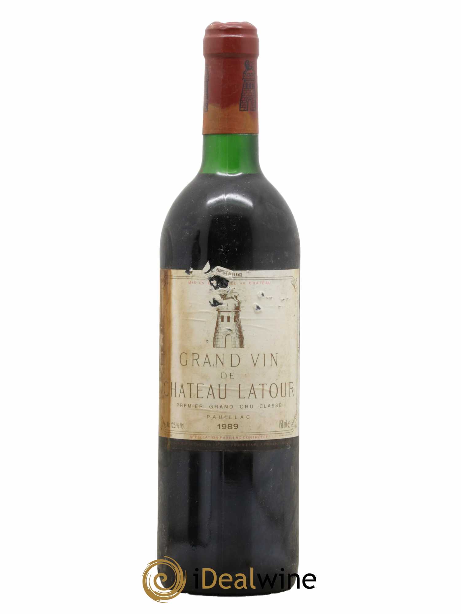 Château Latour 1er Grand Cru Classé  1989 - Lot de 1 Bouteille