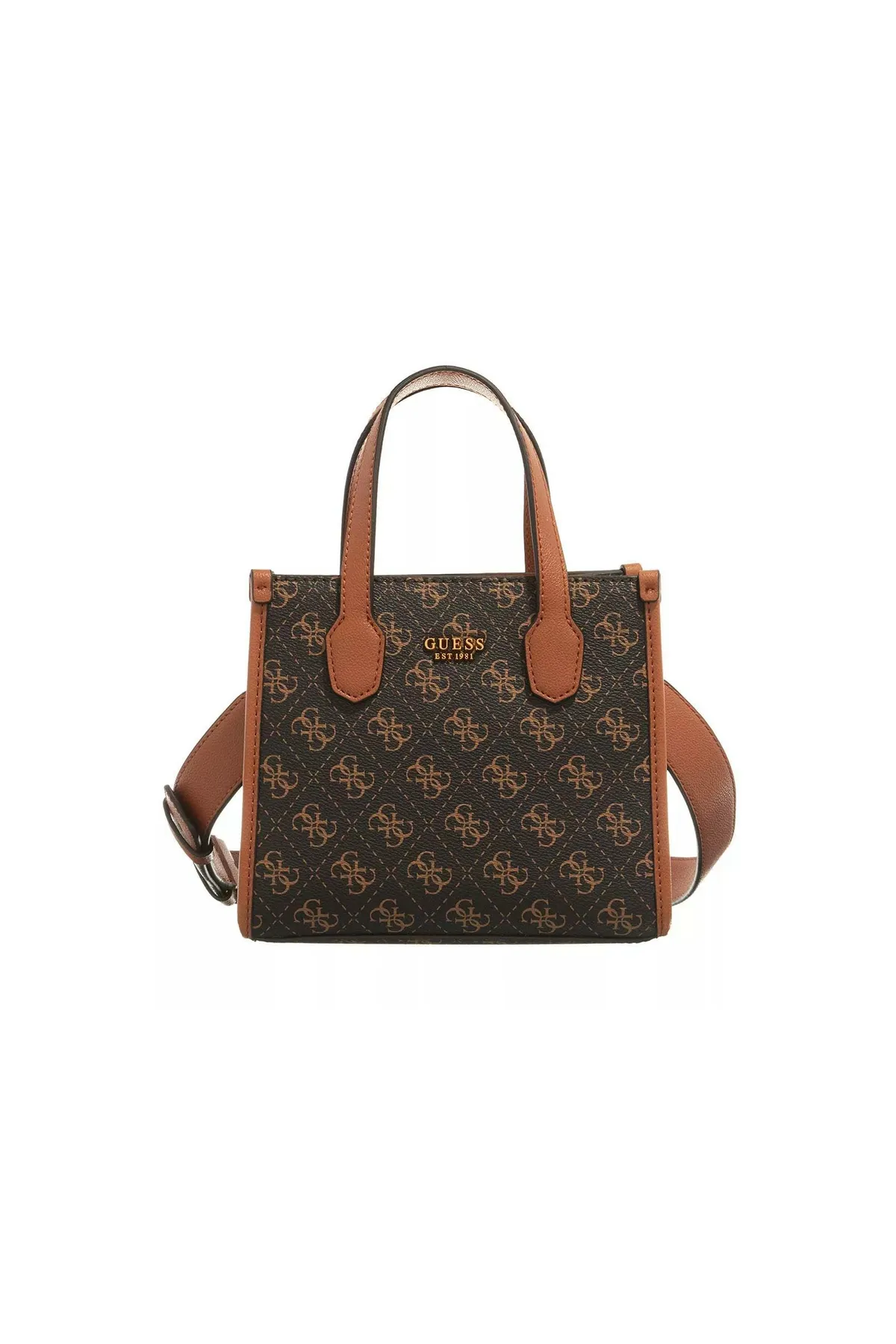 Guess  Handtasche - Braun - Strukturiert